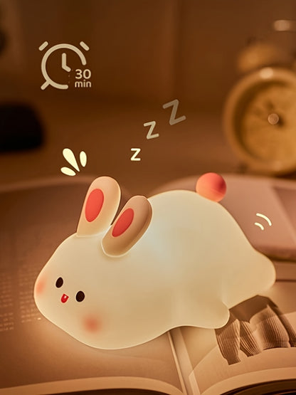 Silicone Rabbit Night Light (3 brightness / USB rechargeable)